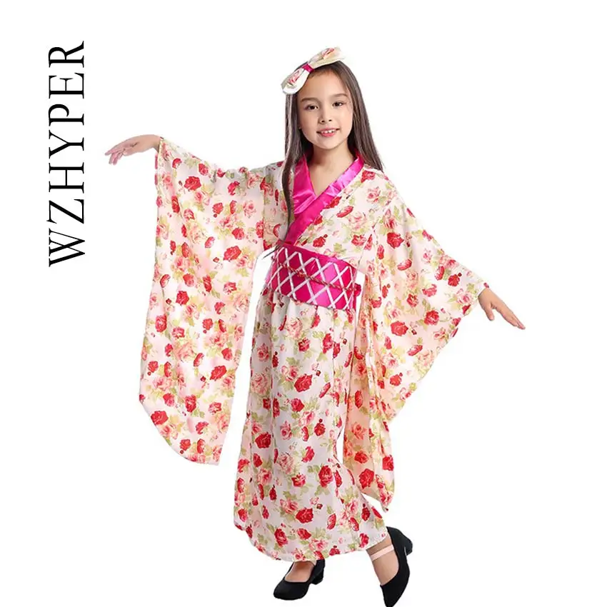 Азиатское платье принцессы для костюмированной вечеринки японское детское