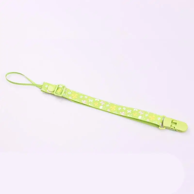 Newborn Baby Pacifier Clip Chain Ribbon Soother Dummy Holder Leash Strap Nipple Holder Infant Feeding Newborn Accessories