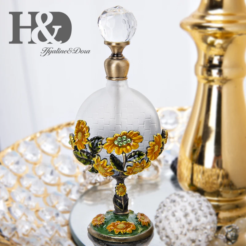 H&D, 15 стилей, пустые многоразовые флаконы для духов, Ретро стиль, матовое стекло, тонкий ароматизированный ароматизатор, контейнер для эфирных масел, Декор, подарок для девушек