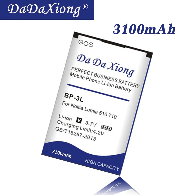 Аккумулятор Da Xiong оригинальный 3100 мА/ч BP3L BP 3L батарея чехол с подставкой и