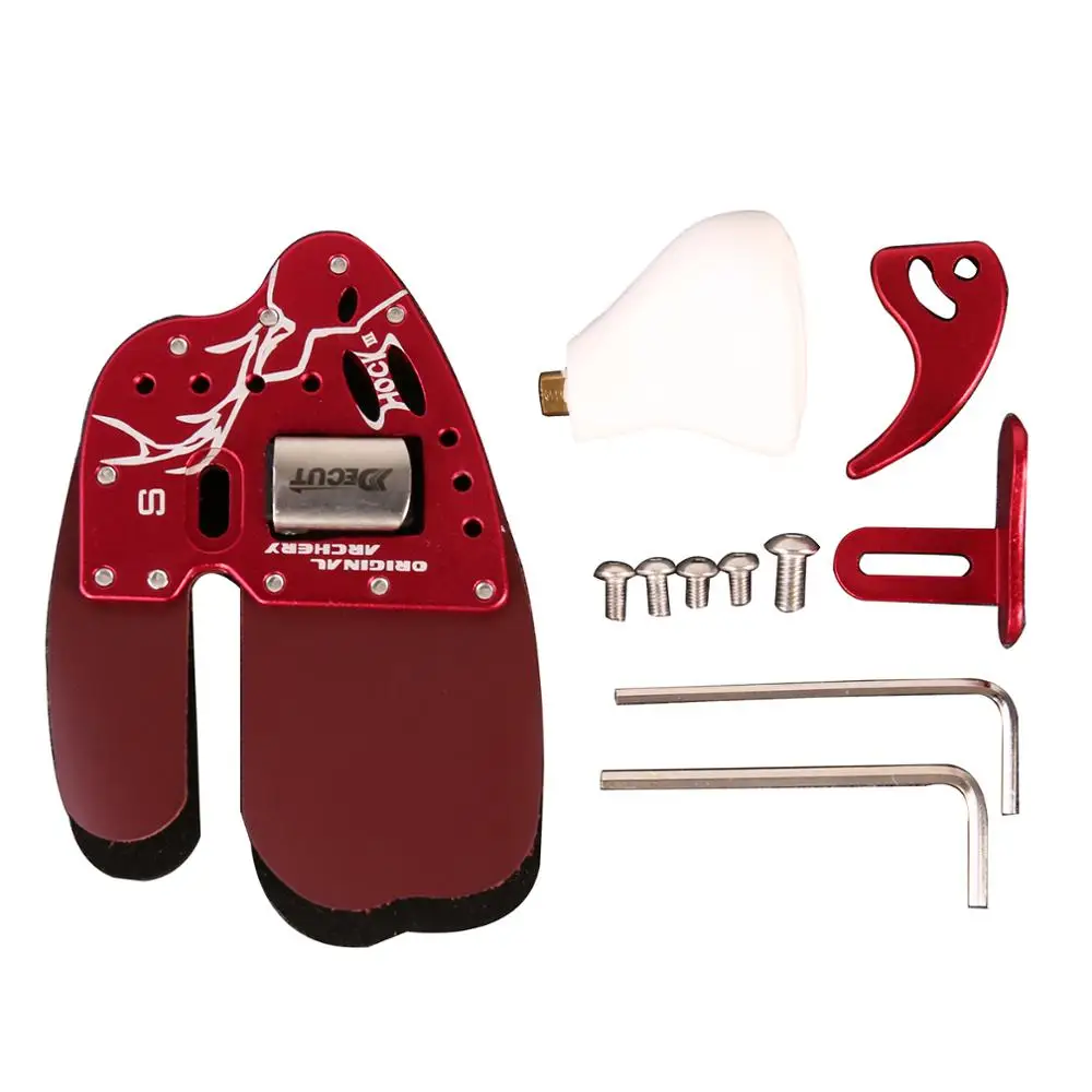 Наконечник для стрельбы из лука защита пальцев LH/RH натуральная кожа + алюминий S/M/L