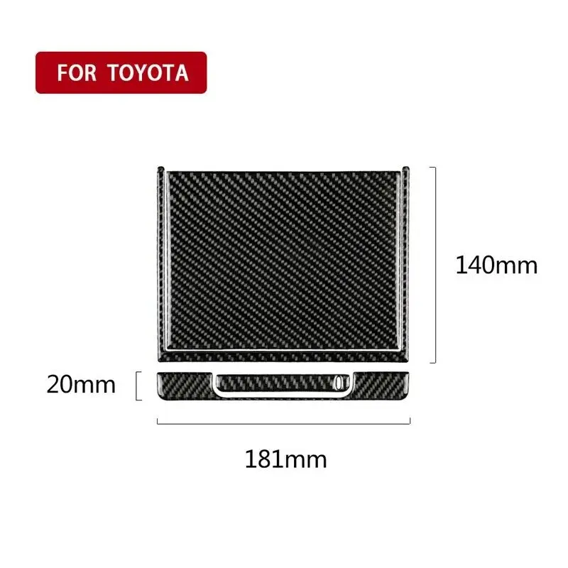 

Replacement Center Console Trim For Toyota Camry 18-20 Black Accessories New