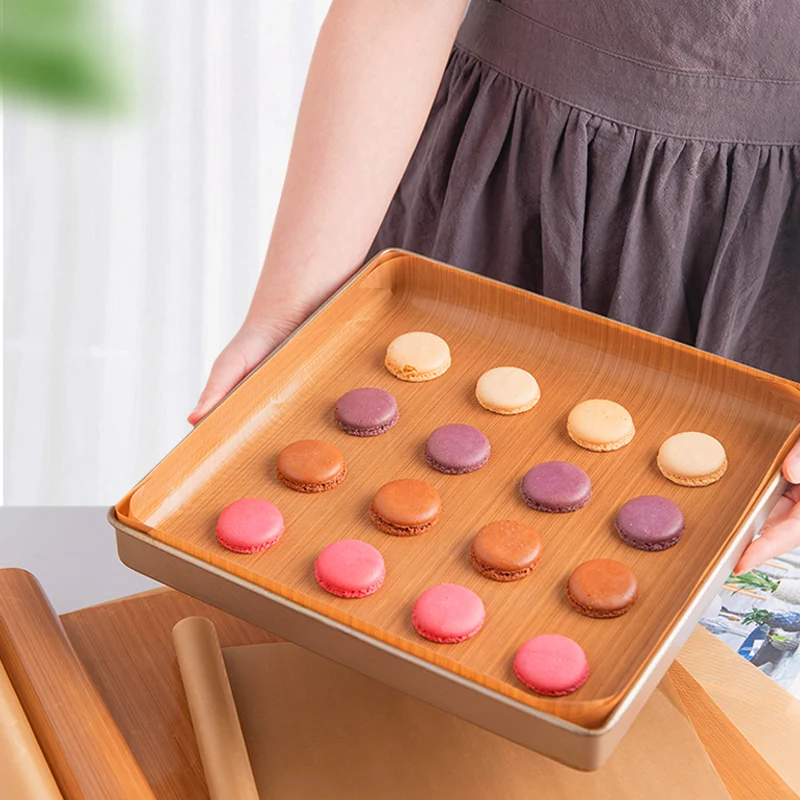 

Heat Press Pad Reusable Baking Mat Non Stick Craft Sheet Heat Resistant Easy To Clean BBQ Grill & Baking Mats Macarons 2 Sizes