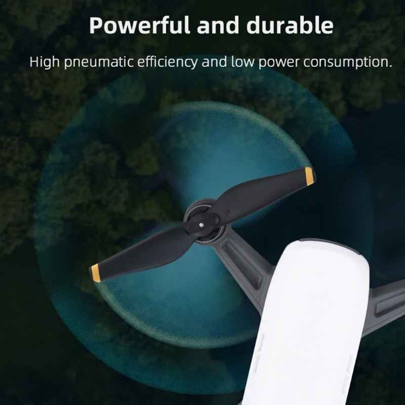 

Fall Resistant Blades Foldable Low Noise Propellers Quieter Flight Durable Vanes Compatible with DJI-Spark Drone Wings-