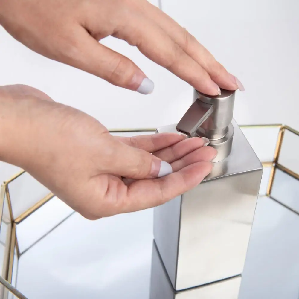 (400 мл) 304 насос для жидкого мыла из нержавеющей стали|Дозаторы мыла| |