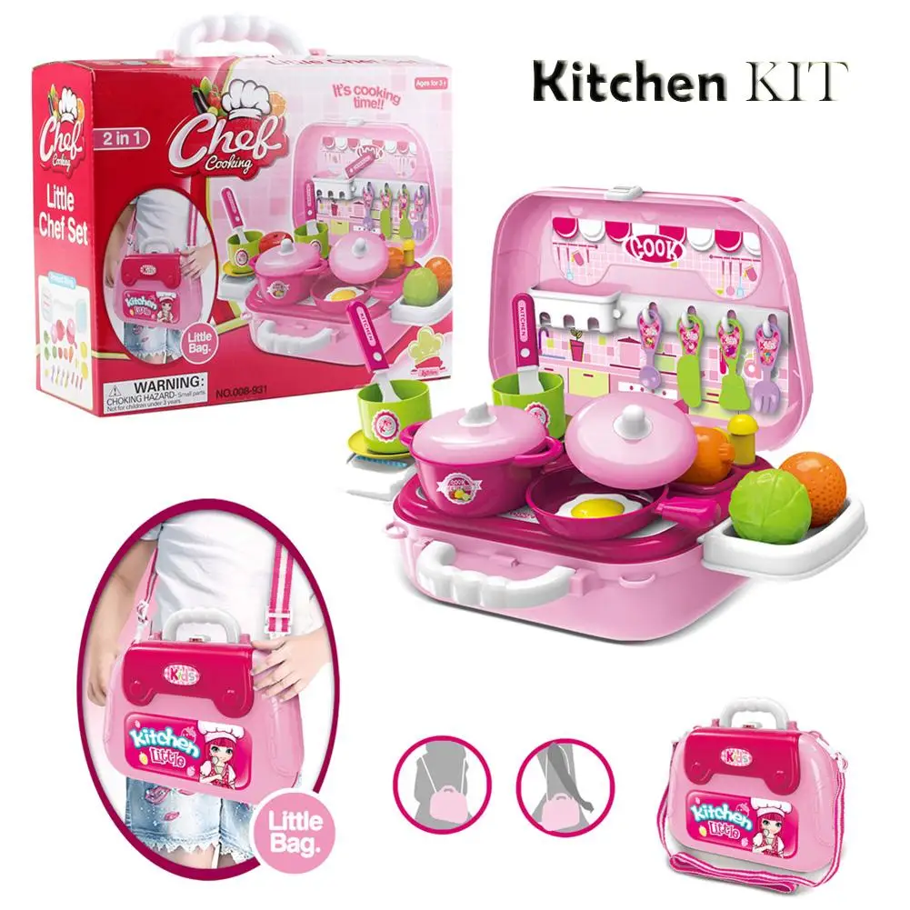 27 шт. кухонный набор для ролевых игр приготовления пищи игрушки игровые