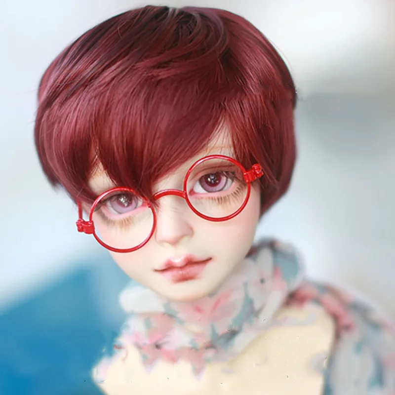 Allaosify 1/3 1/4 1/6 аксессуары для кукол дяди BJD SD DD Золотые круглые очки в стиле
