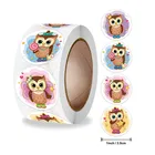 100-500 шт., декоративные наклейки в виде совы, наклейка в форме животных на Классическая Детская игрушка год