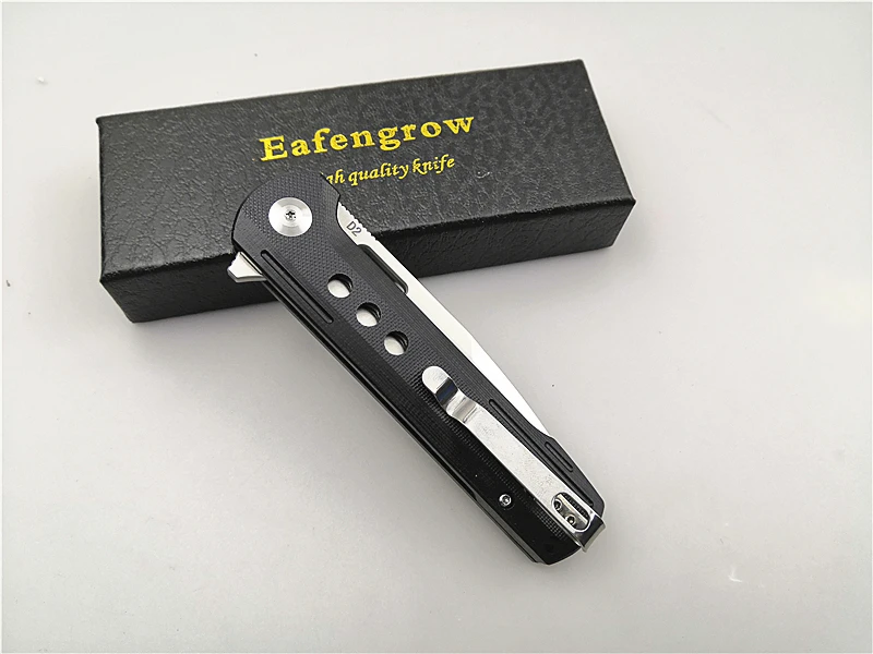 Eafengrow EF910 складной нож G10 Ручка D2 лезвие шарикоподшипник Флиппер Кемпинг/Выживание/открытый/Тактический нож складной EDC инструмент