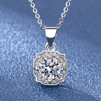 fashionable and exquisite shiny eight heart eight arrow zircon pendant necklace elegant bride wedding dinner party jewelry