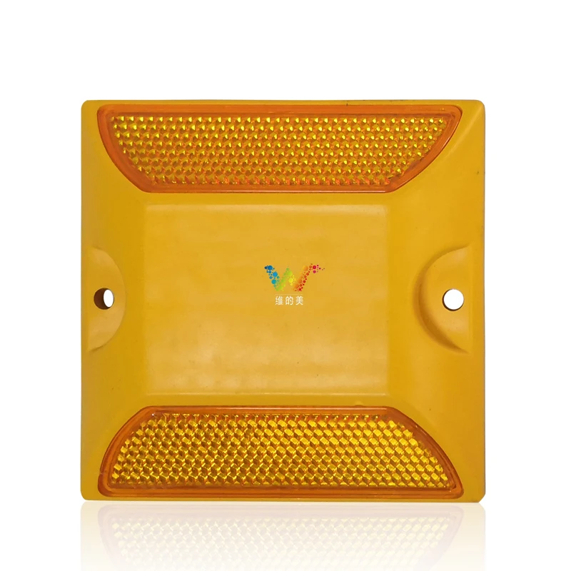 Factory directly sale Road Marker Double Yellow Reflectors Street Pavement Driveway Stud Markers |