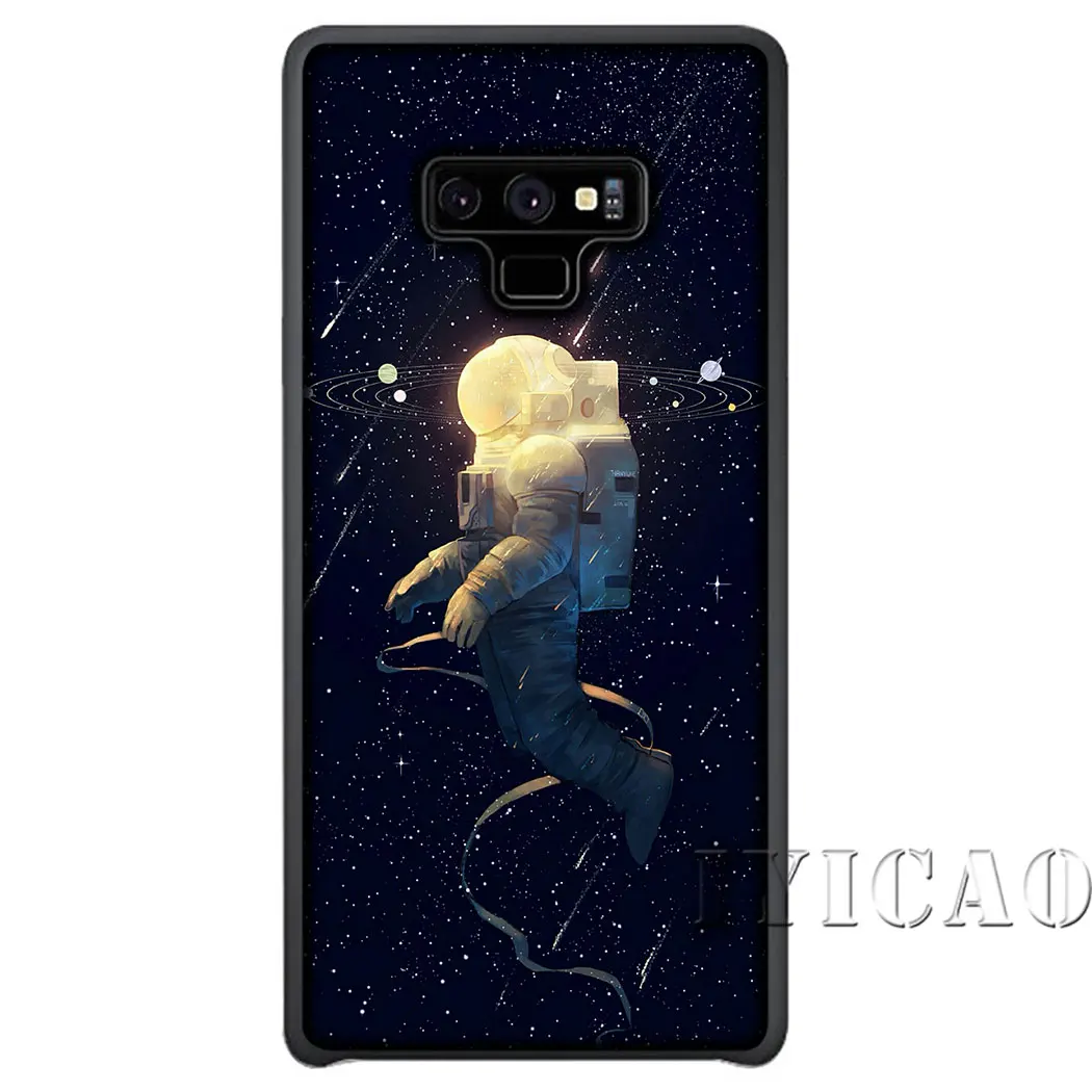 IYICAO Cosmonaut Planets Cosmos Soft Silicone Case for Samsung A7 A8 A9 A6 Plus 2018 Note 8 9 A3 A5 2017 2016 |