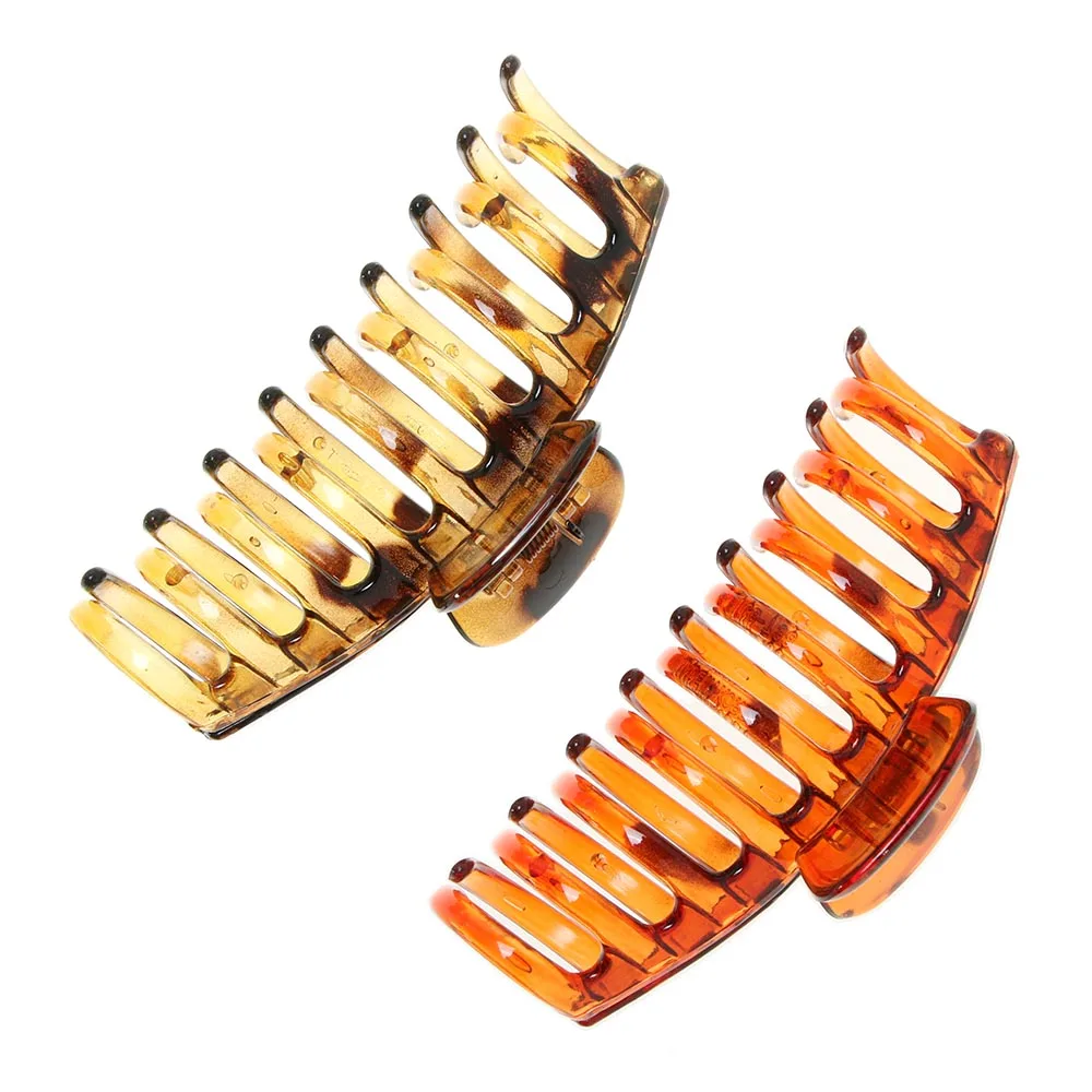 

Fashion 1pcs Korean Solid Big Hair Claws Elegant Acrylic Hair Clips Hairpins Barrette Headwear For Women Girls Hair Accessories
