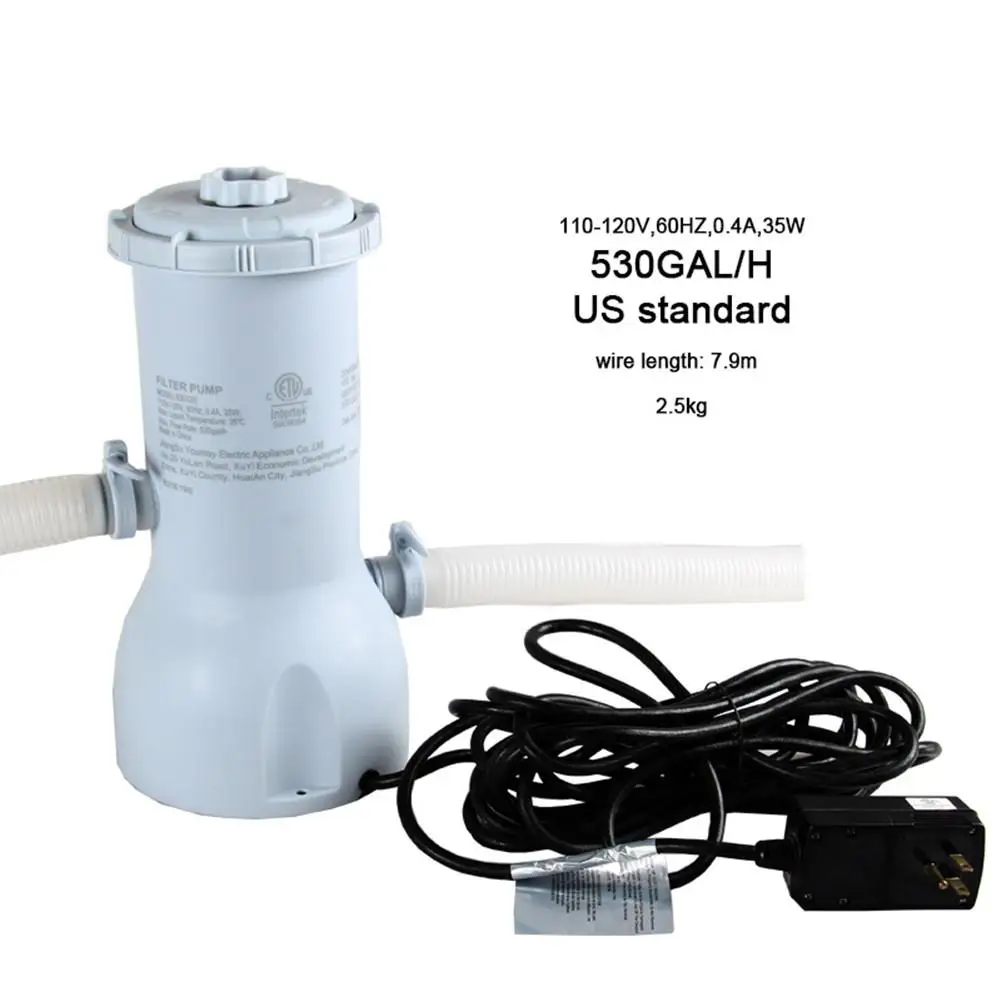 Насос для фильтра бассейна прочный многоразовый фильтр насос очистки воды легко