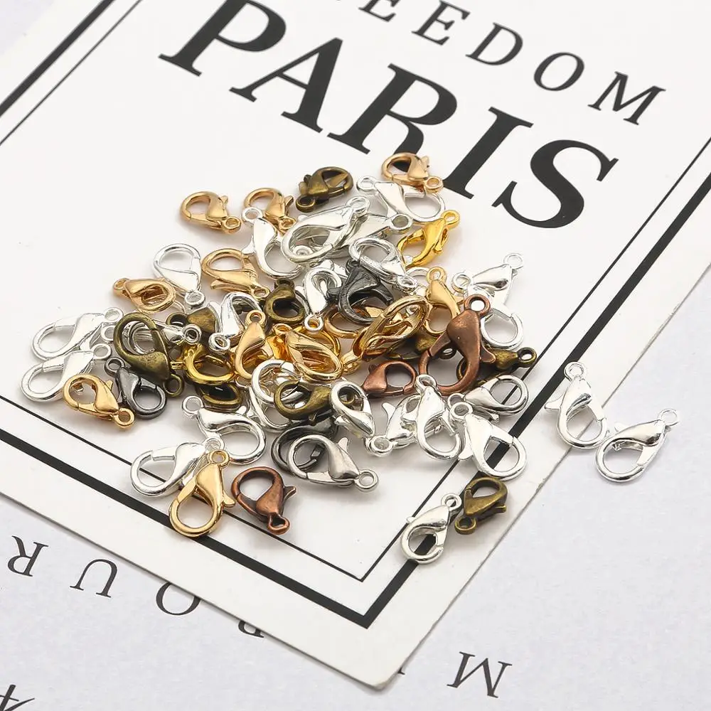 Застежки-карабины для браслетов цепочек ювелирных изделий сделай сам с