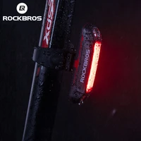 rockbros bike rear light 200 800amh bicycle tail light usb rechargeable led flash cycling light mountain road seatpost taillight