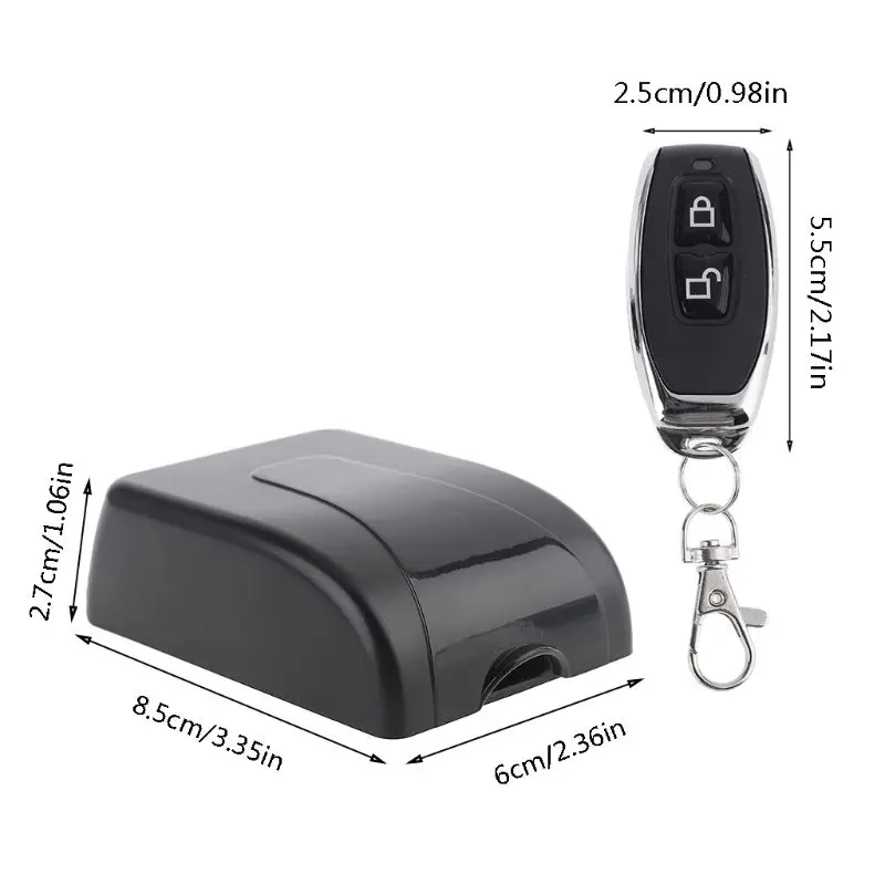 

R58B DC12V-48V Single Light Switch 2CH Relay Wireless Remote Control RF Receiver for Home Switch Transmitter