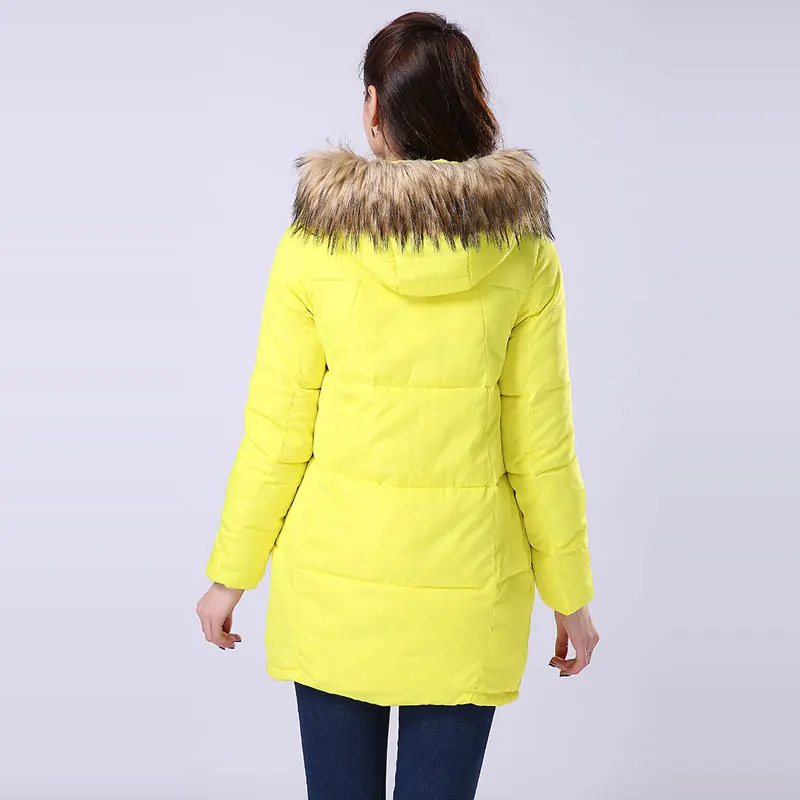 

Qiaoduo Coat Jacket Hooded Winter Jacket Women Parkas 2021 New Women's Loose Jacket Fur Collar Outerwear Female Plus Size 6XL