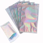 20 шт Ресницы упаковка мешок Алюминий Фольга ложных ресниц дизайн ногтей Блестящий хранения закрывающимися мешки уплотнения собственной личности Водонепроницаемый коробка