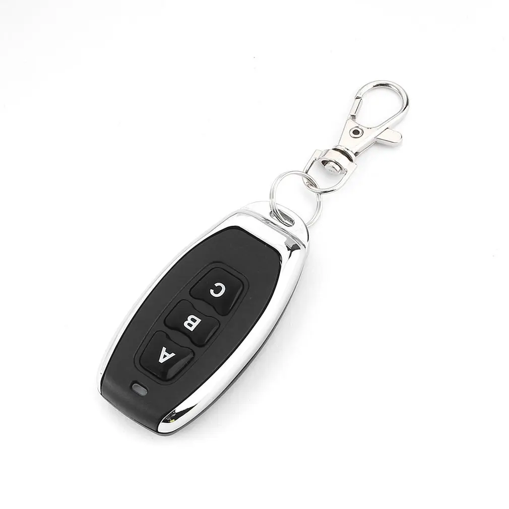 

433MHz Wireless Remote Control 3 Key Garage Door Duplicator Learning Code Key Fob Universal Copy Auto Car Alarm System for 2260