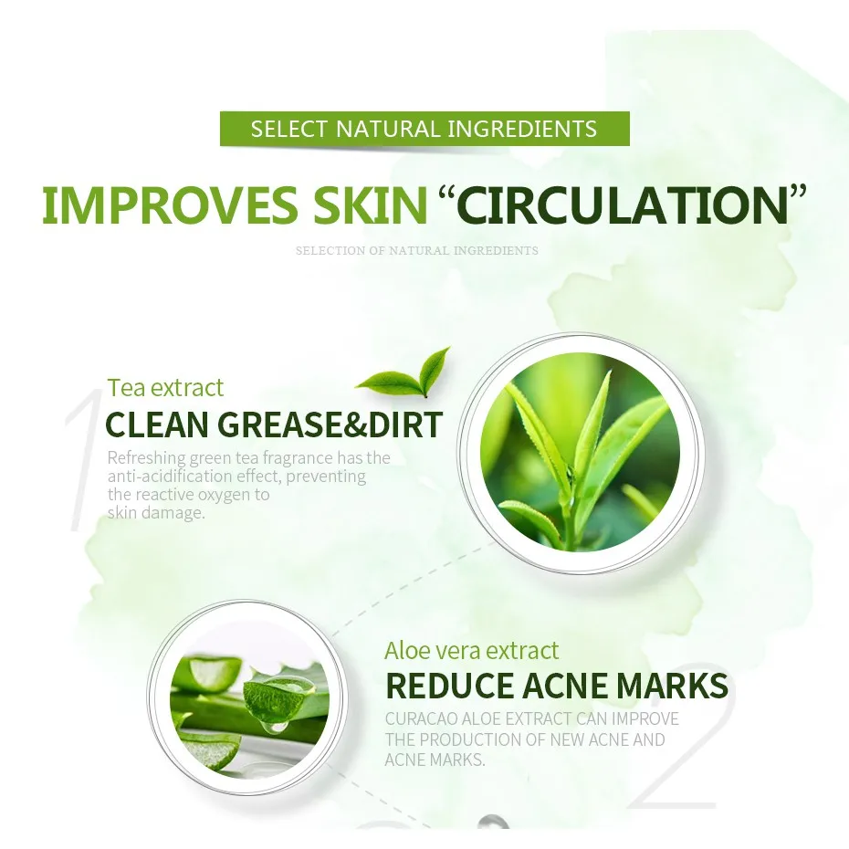 Корейская косметика водостойкий тоник для кожи зеленого чая 140 мл уход за кожей