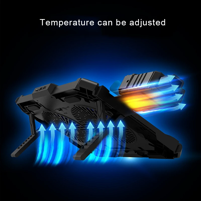 COOLCOLD профессиональный внешний кулер для ноутбука 14 &quot15 6&quot с 2 вентиляторами