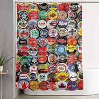 fabric shower curtain world beer bottle caps set design shower curtains for bathroom heavy weighted and waterproof 70 x 70