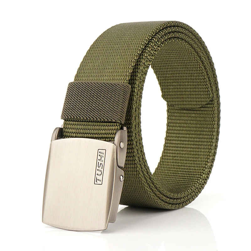 Ремень из нейлонового сплава с автоматической пряжкой для мужчин и женщин 3 5 см |