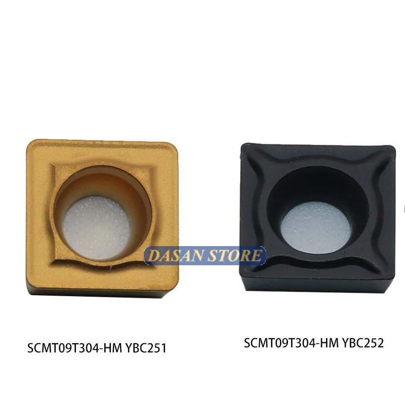 10 шт. SCMT120408 HR SCMT09T304 HM YBC251 YBC252 высококачественные карбидные вставки ЧПУ Токарный станок Поворотная лопасть резак инструмент для стали