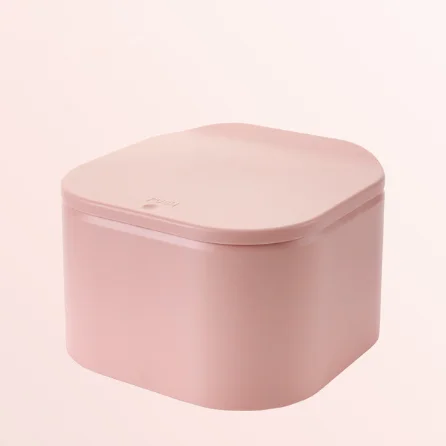 Pink 5 цветов, мини мусорный бак, нулевой объем отходов, кухонный мусорный бак, автомобильный мусорный бак, настольный мусорный бак, пластиковый мусорный ящик, мусорное ведро, мусорное ведро - Цвет: Pink