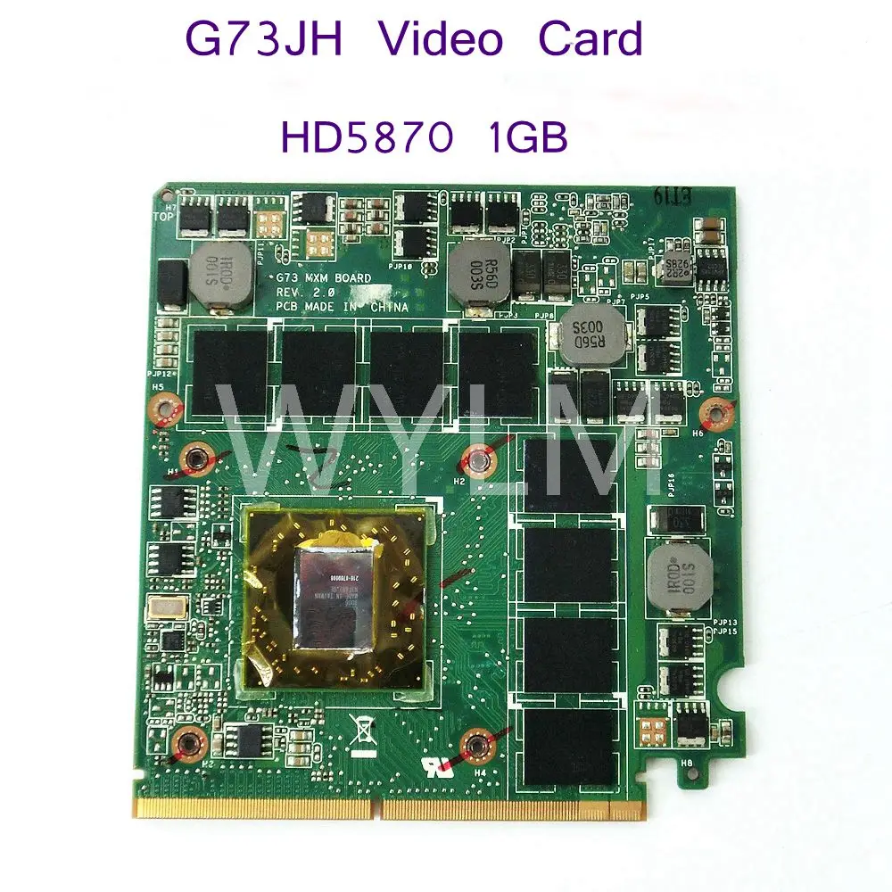 

Видеокарта G73 _ MXM HD5870 1 ГБ 216-0769008 для ноутбука ASUS G73 G73JH, видеокарта VGA, 100% тестирование работы, бесплатная доставка