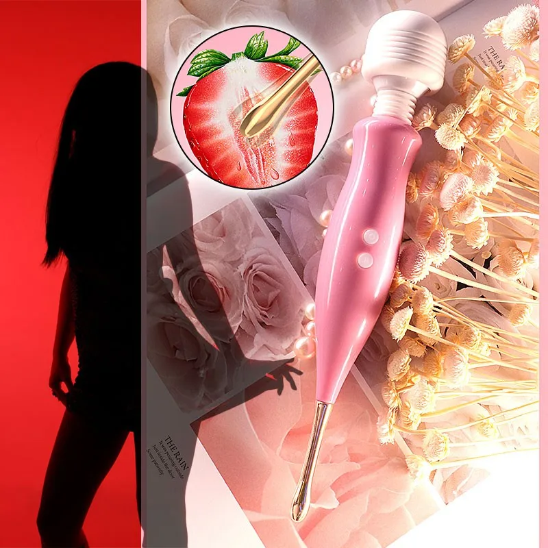 Вибратор точки G с двойной головкой волшебная палочка AV палка 12 Скоростей