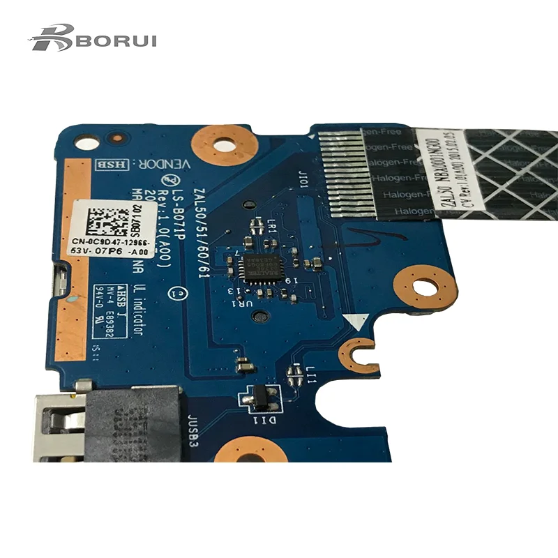 BORUI Оригинальная для Dell Latitude 3450 usb-камера с флеш-картой памяти SD кард-ридер плата и