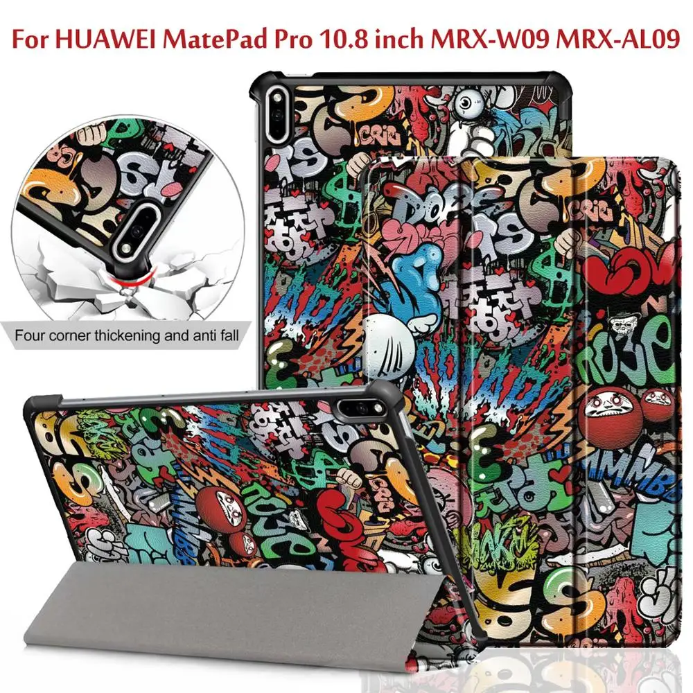 Чехол книжка для Huawei MatePad Pro 10 8 дюйма Женский умный чехол Matepad pro чехол|leather laptop