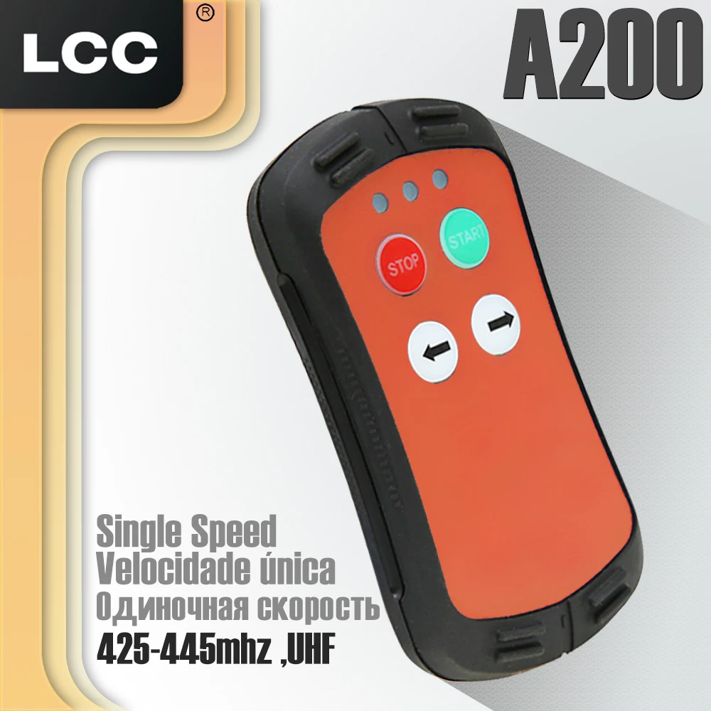 

A200 LCC Mini Industrial Radio Remote Control Various Voltage Universal Wireless Telecrane Control Electric Hoist Remote Control