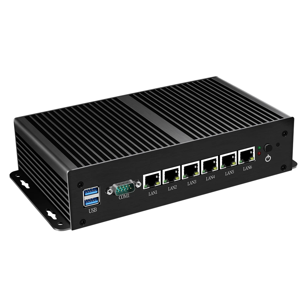 Брандмауэр-роутер XCY мини-ПК i3 7100U Pentium 4405U 6x Gigabit Ethernet LAN Intel i211 NIC RS232 Pfsense Linux OPNsense VPN |
