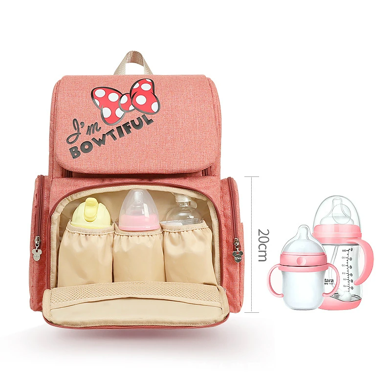 Рюкзак для мам с USB-зарядкой и принтом Микки Маус | Мать ребенок