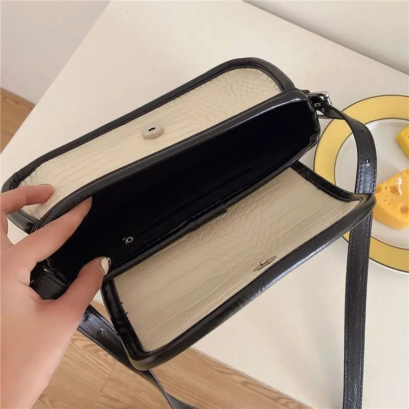 

Fashion Alligator Pattern Shoulder Bag For Women PU leather Armpit Bag Designer Crossbody Bag Trendy Lady Hanbag
