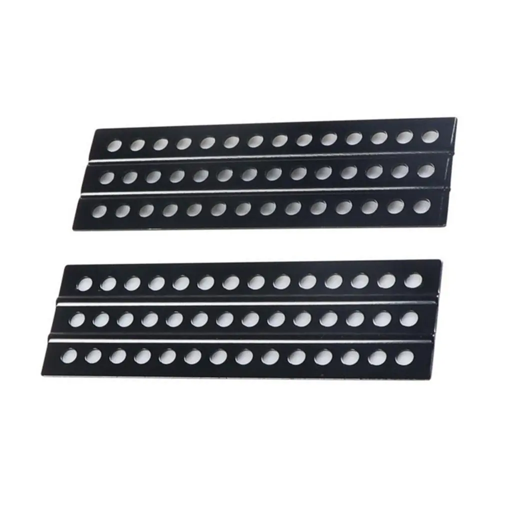 

Металлическая пескоструйная Лестница 2 шт., восстанавливающая доска для 1:10 Rc Crawler Traxxas Trx-4 Axial Scx10 Cc01, Барьерная доска