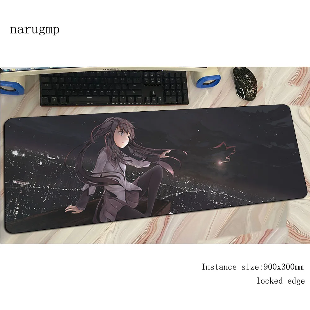 Коврик для мыши Homura Akemi Персональный Игровой в виде нетбука большой коврик из