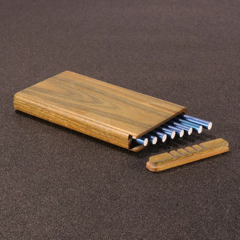 

Cigarette Case Wood Solid Wood Fine Smoke Special Light And Simple Retro Can Be Customized Carving Gifts