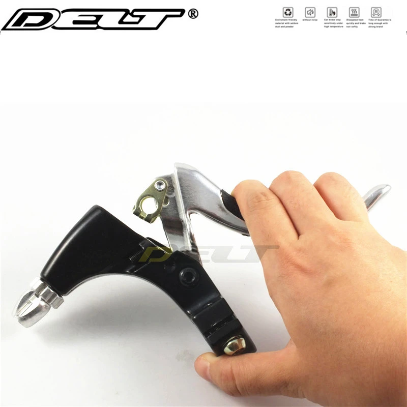 

Fixed Gear BMX Mountain MTB Cycling Bicycle Bike Brake Lever End Bar 22.2mm Black / Silve Accessories