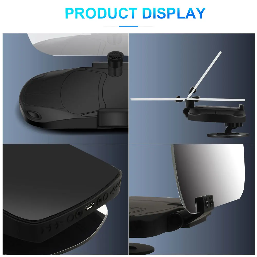 2019 Новый HUD мобильный телефон держатель головой вверх Дисплей 10 Вт Беспроводной