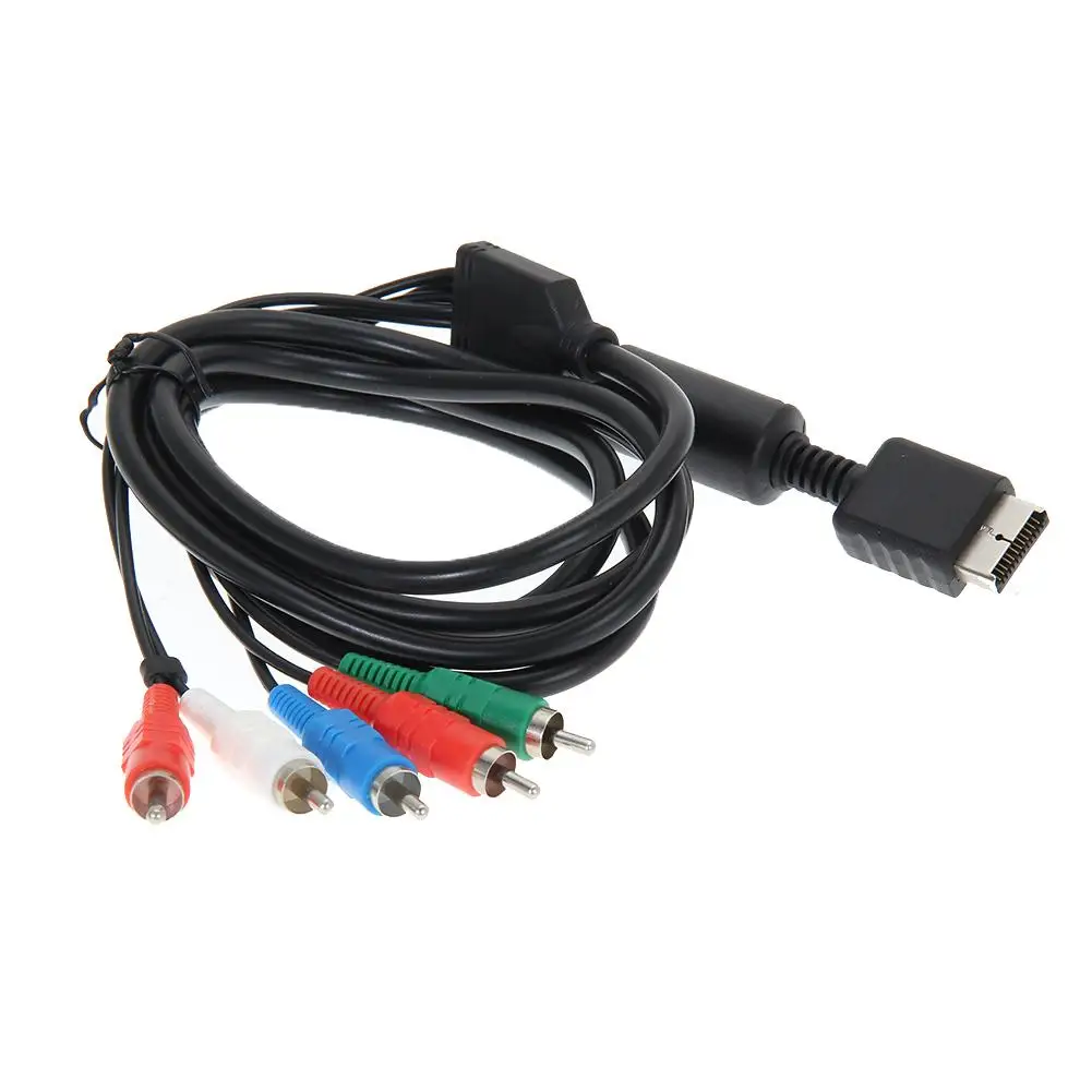 1.8m/6FT HDTV AV Audio Video Cable A/V Component Cord Wire Slim Game Adapter For Sony PlayStation 2 3 PS2 PS3 |