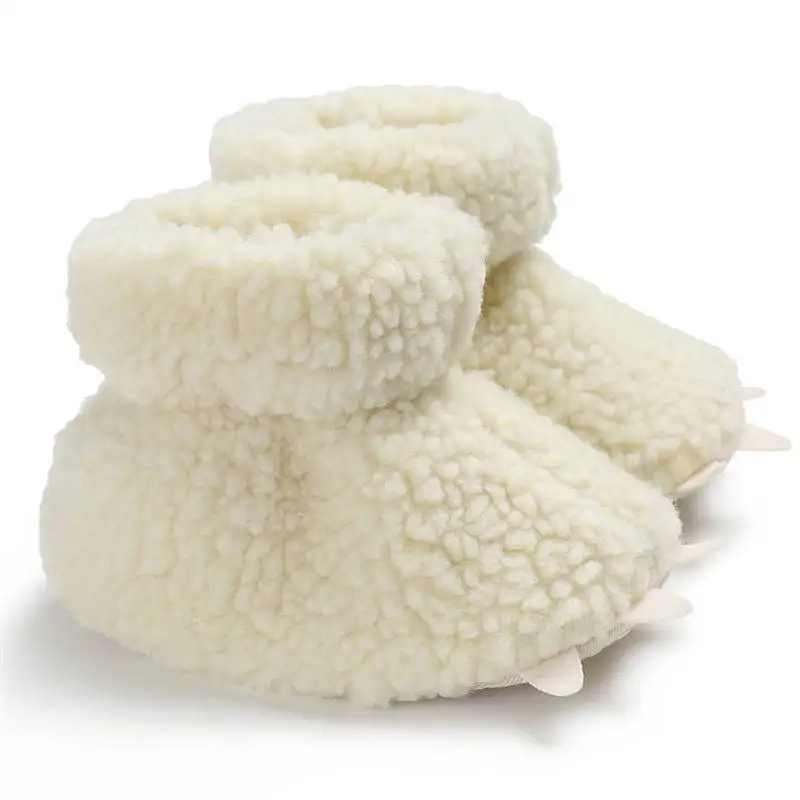 Зимние теплые плюшевые От 0 до 2 лет с героями мультфильмов Детские ботиночки для