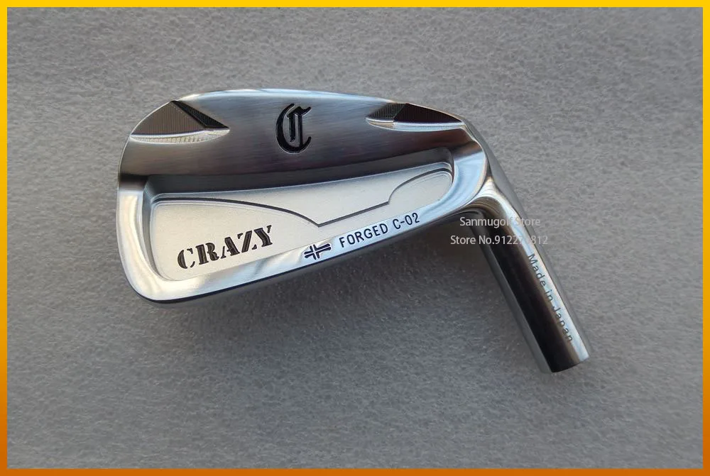 GOLF CLUBS GOLF IRON CRAZY C-02 Forged Carbon Steel with CNC Golf Iron Heads #4-#P ( 7pcs ) Mens Golf Clubs