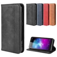 leather phone case for zte blade v10 vite blade a7s l8 a3 2019 a7s back cover flip card wallet with stand retro coque