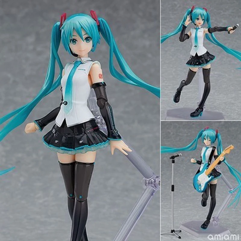 FIGMA 394 Hatsune Miku V4X Поющая версия концерта аниме 15 см фигурка модель игрушки|Игровые