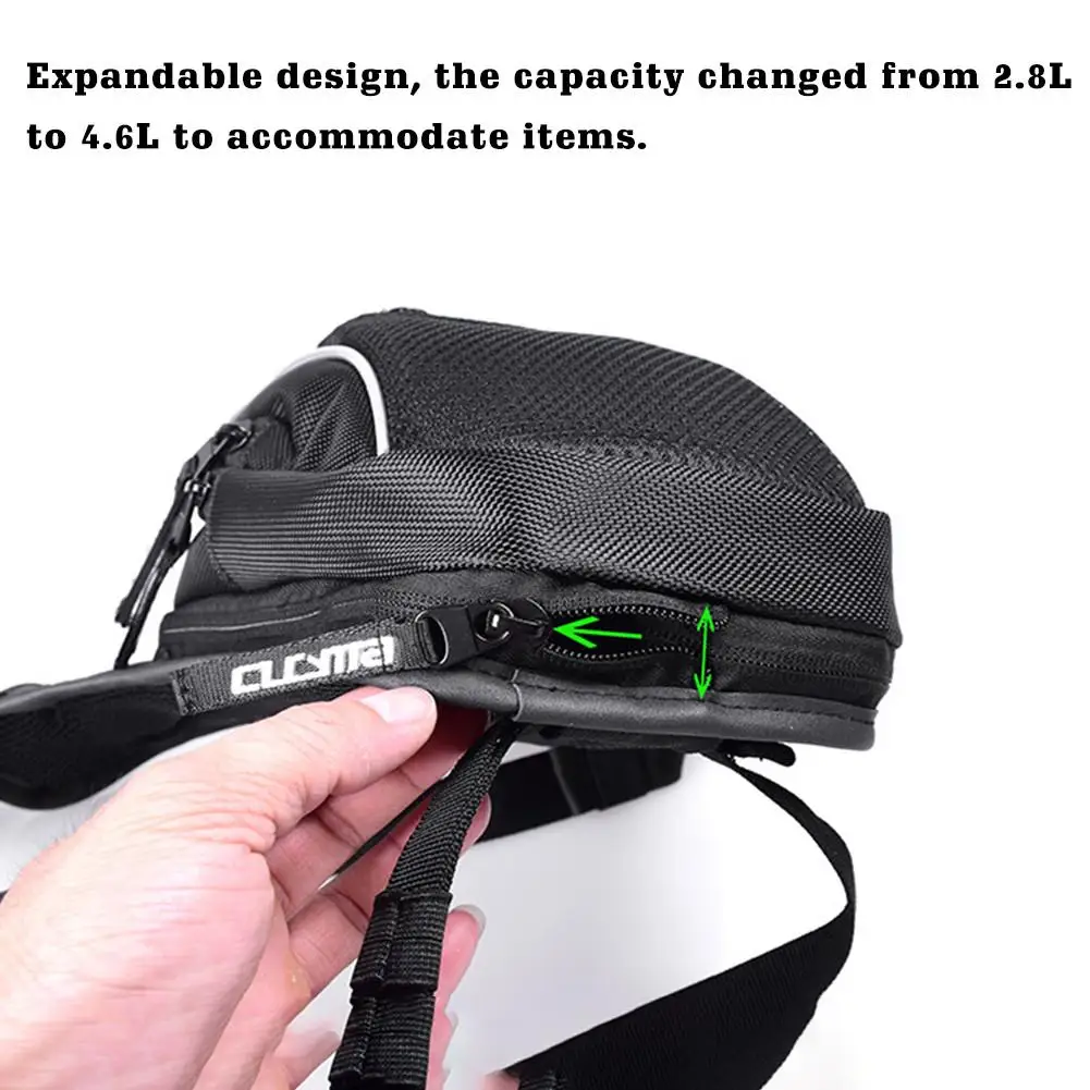 Поясная Сумка из ткани Оксфорд для мотоцикла водонепроницаемая черная 100% |