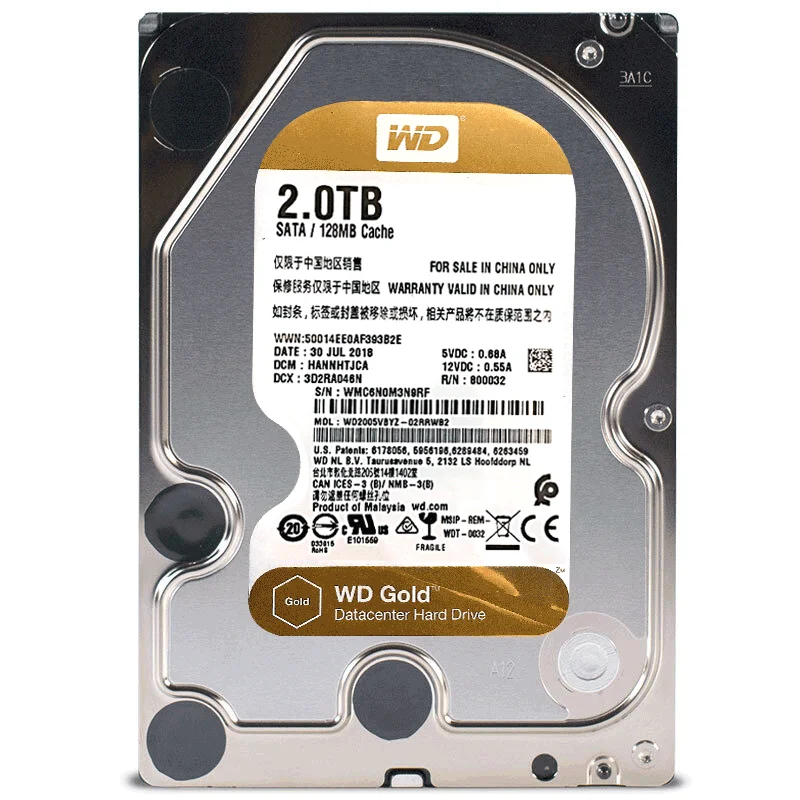 Внутренний жесткий диск WD Western Digital 2 ТБ Sata 3 5 дюйма 4 6/8/10/14 |